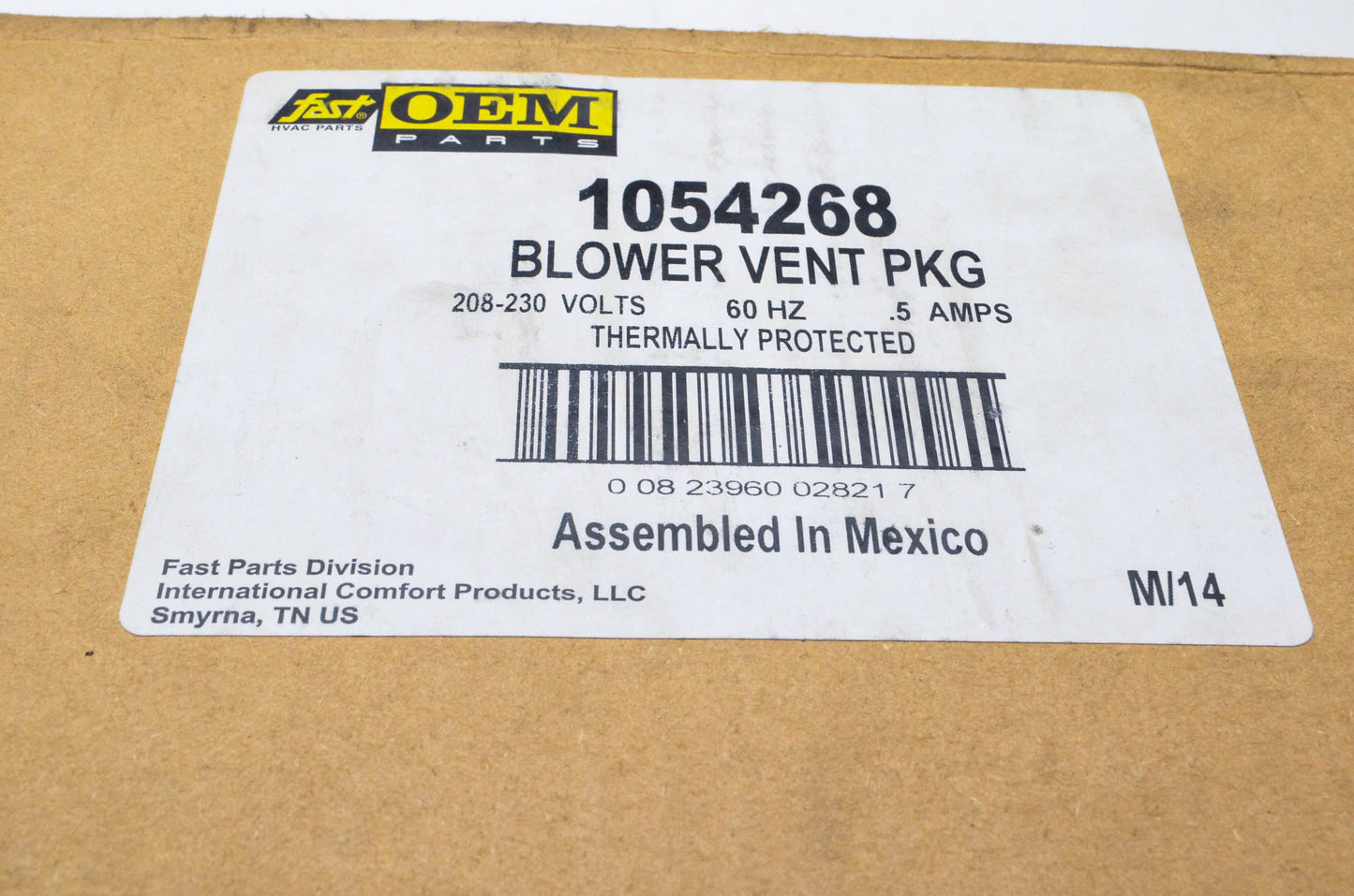 Fasco 70219237 Furnace Draft Inducer Motor NOS