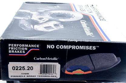 Pinnacle Brake 0225.20 Performance Friction Brake Pads NOS