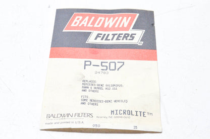 Baldwin Filters P-507 Fuel Filter NOS
