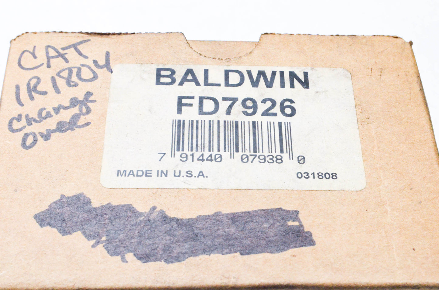 Baldwin Filters FD7926 Fuel Filter Adapter Kit NOS