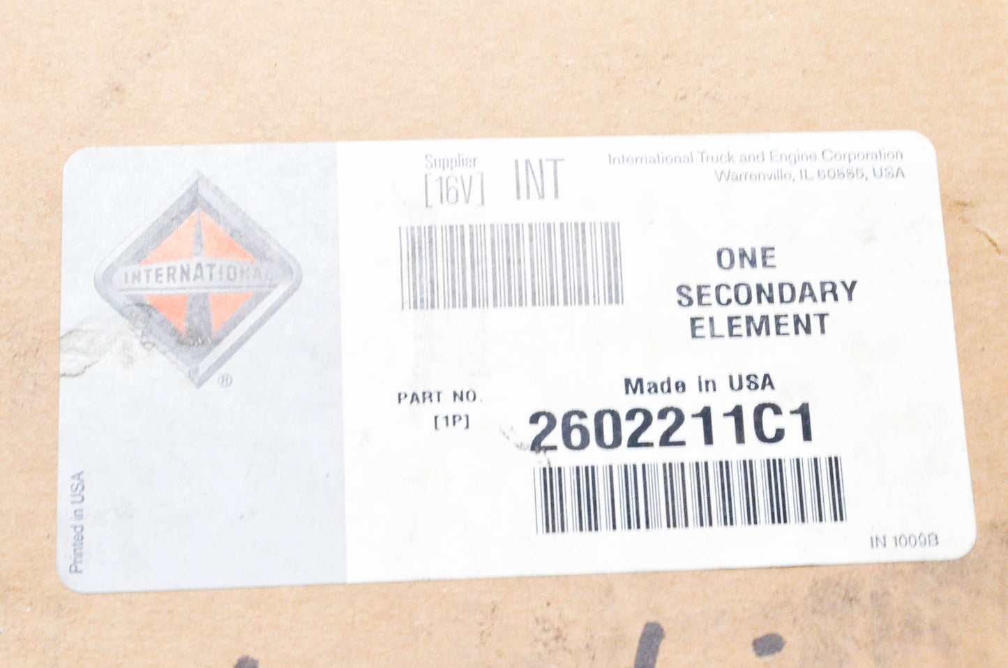 International 2602211C1 Air Filter NOS