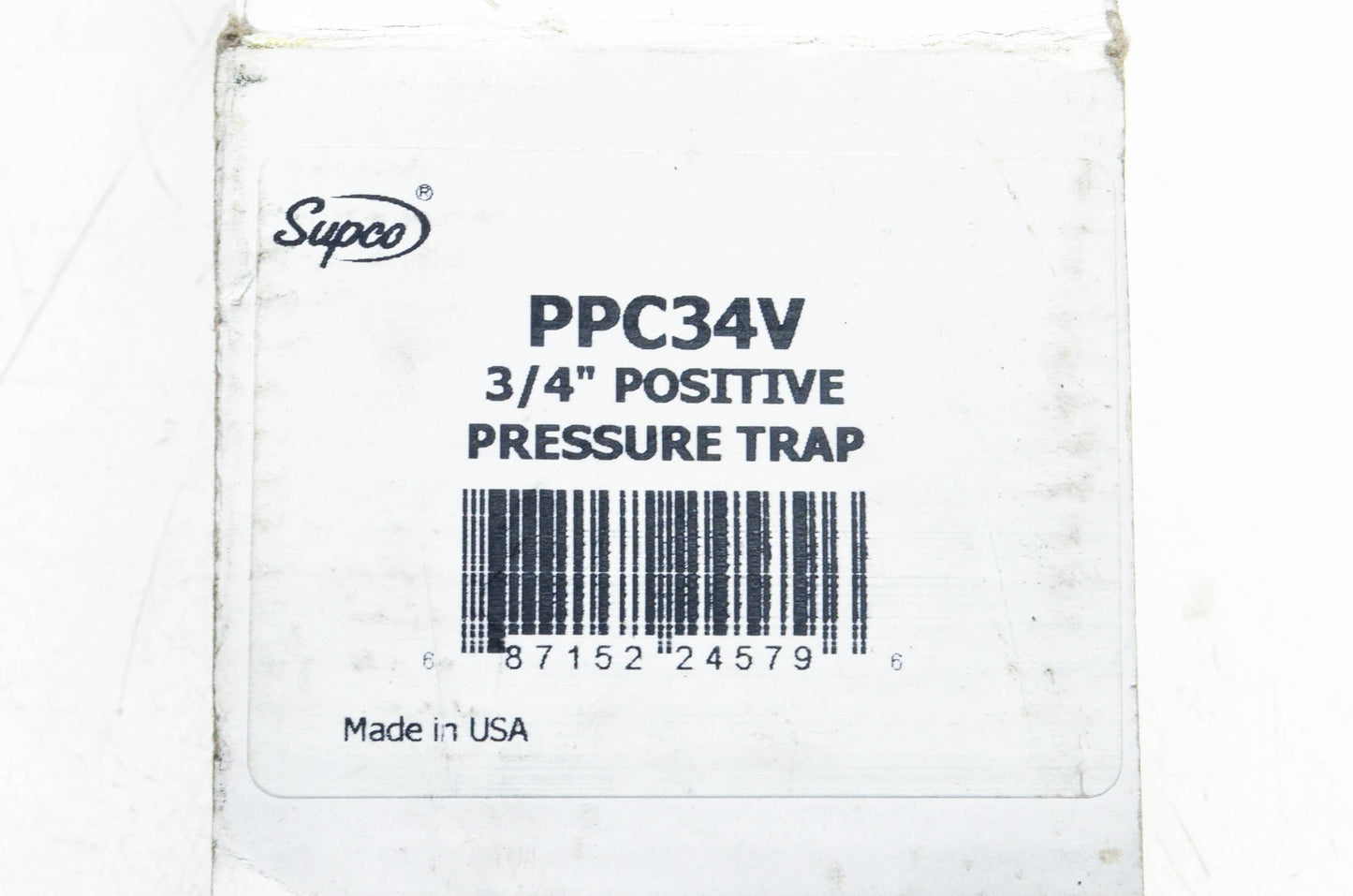 Supco PCC-V11B-NO, PPC34V 3/4" Positive Pressure Air Trap NOS
