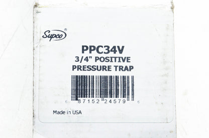 Supco PCC-V11B-NO, PPC34V 3/4" Positive Pressure Air Trap NOS