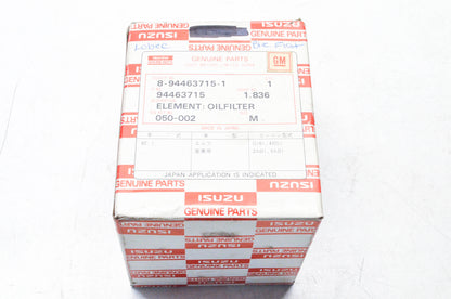 Isuzu 8-94463715-1, 94463715, 050-002 Oil Filter NOS
