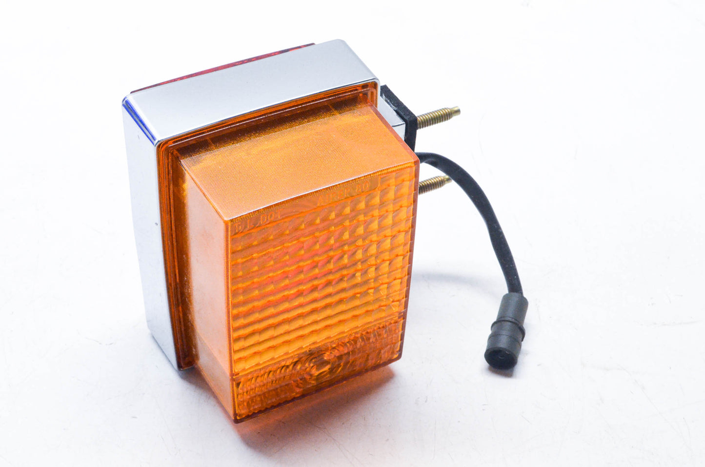 Trucklite 70353 Dual Face Red/Yellow Pedestal Light NOS