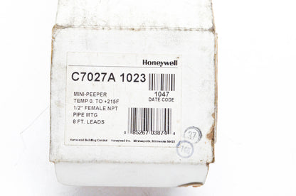 Honeywell C7027A 1023 UV Flame Detector NOS