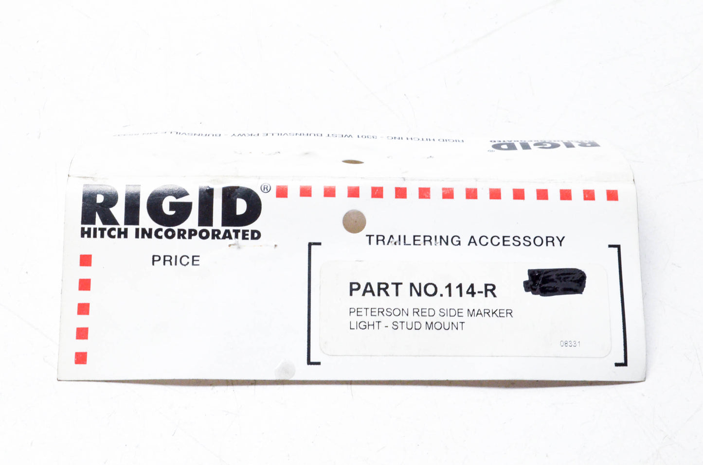 Rigid 114-R Red Side Marker Light NOS