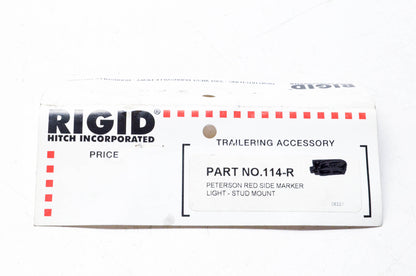 Rigid 114-R Red Side Marker Light NOS