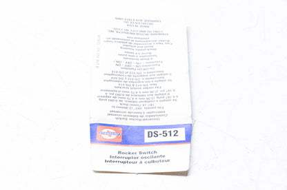 Standard DS-512 Rocker Switch NOS