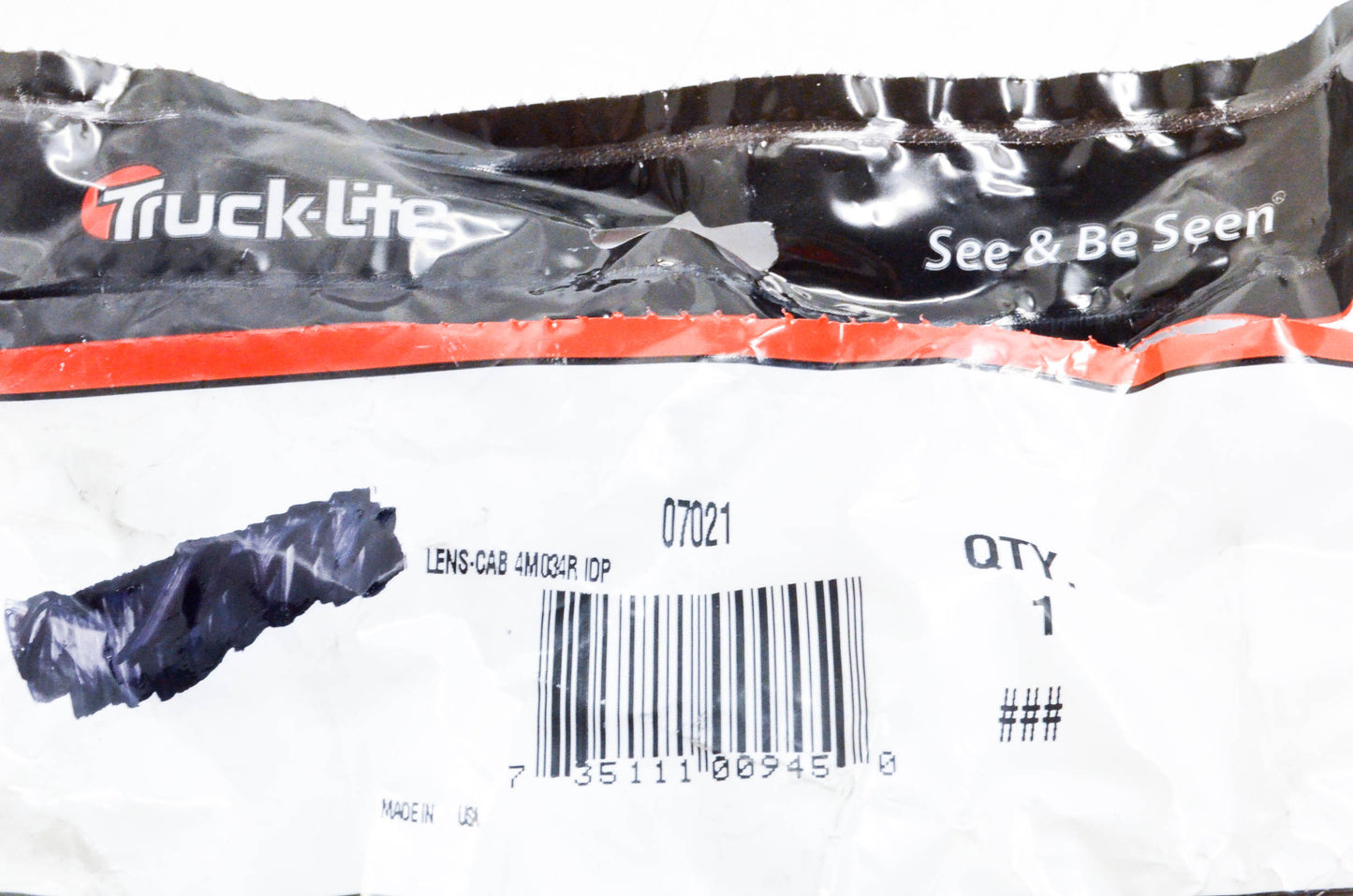 Trucklite 07021 Amber Cab Light Cover NOS