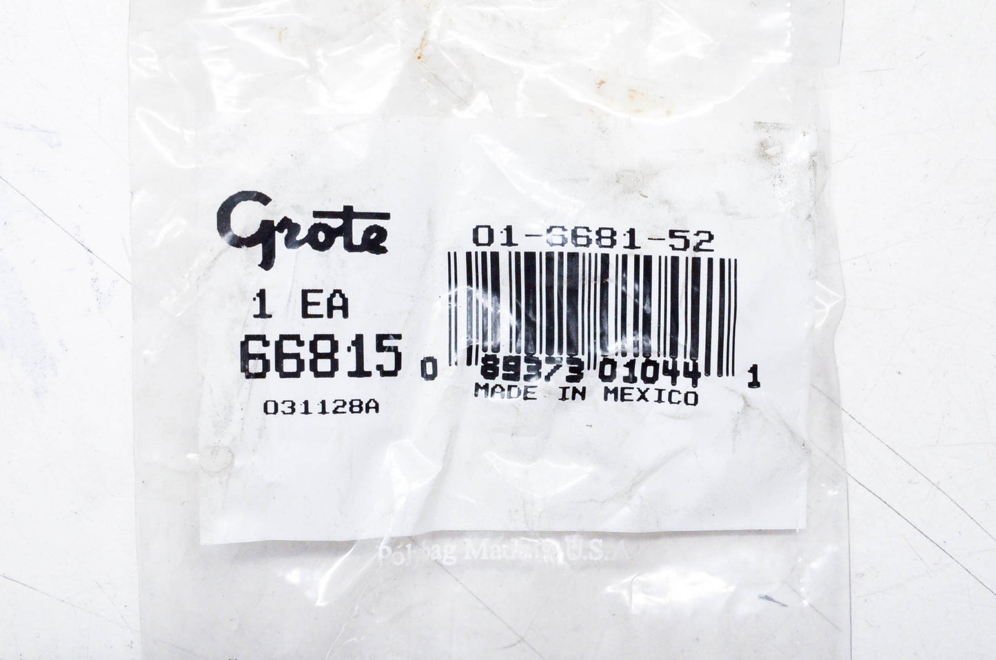 Grote 66815 3 Wire Pin Plug In NOS