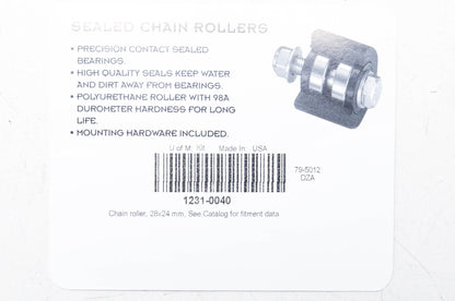 Moose Racing 1231-0040 28 x 24mm Chain Roller NOS