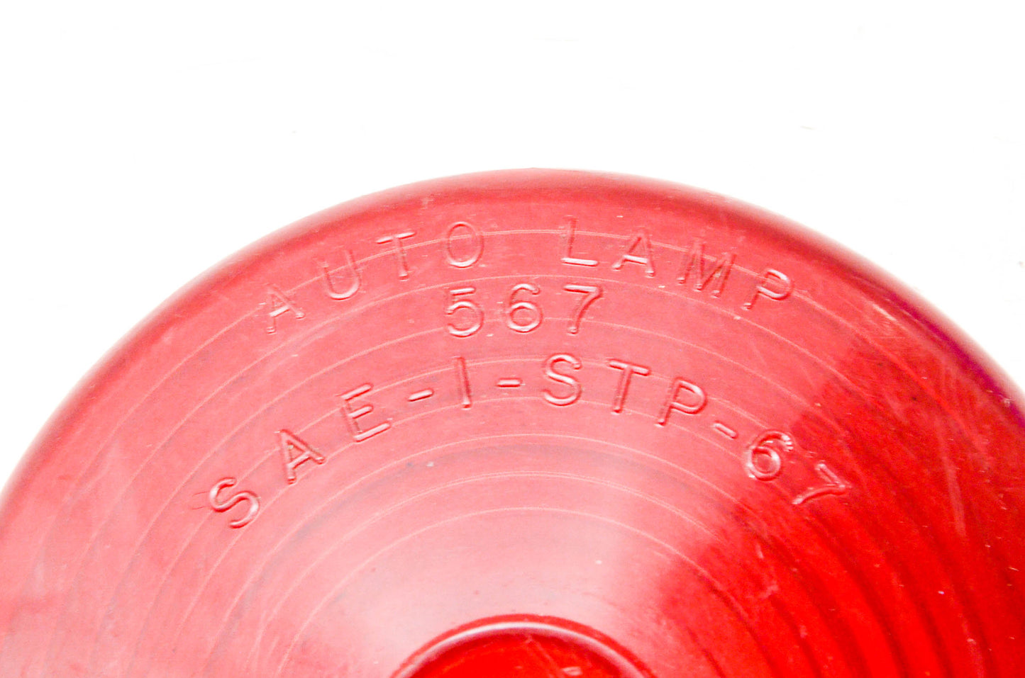 Auto Lamp 567, SAE-I-STP-67 Round Red Lens