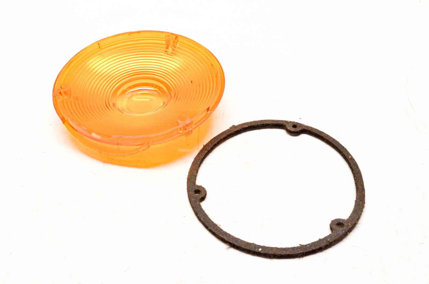 Signal-Stat 9016 A, SAE STI 164 Amber Round Lens & Gasket NOS