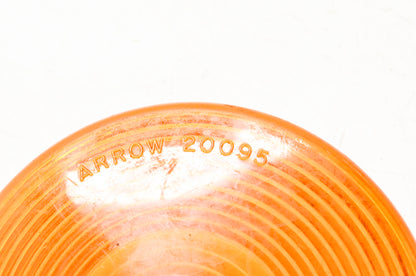 Arrow 20095, SAE IPST 72 4 1/4" Amber Round Lens NOS