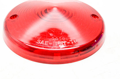 Grote 9148, SAE-IPST-76 4 1/4" Red Round Lens NOS