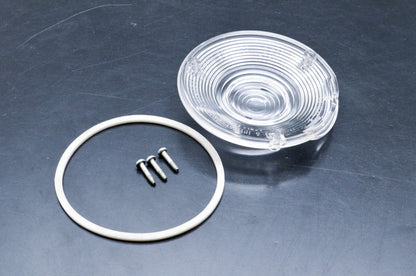 Dominion Automotive 73-1792 4" Clear Round Lens & Gaksets NOS