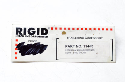 Rigid 114-R Red Marker Light NOS