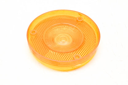 Lexan KD-546A, 40214 3 1/2" Round Amber Lens NOS