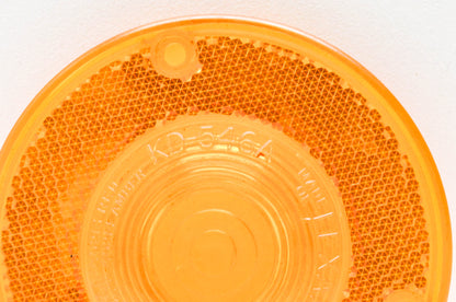 Lexan KD-546A, 40214 3 1/2" Round Amber Lens NOS