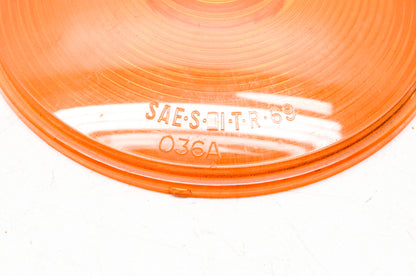 Stimsonite 036A, SAE-S-ITR-69 4" Round Amber Lens