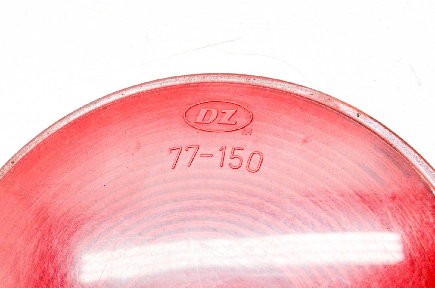 DZ 77-150, SAE-IST-74 4 1/2" Round Red Lens NOS