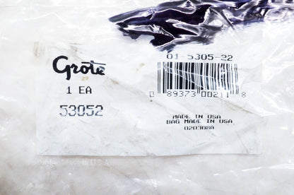 Grote 53052 Single Face Red Lamp Assembly NOS