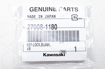 New OEM Kawasaki 27008-1180 Blank Key NOS