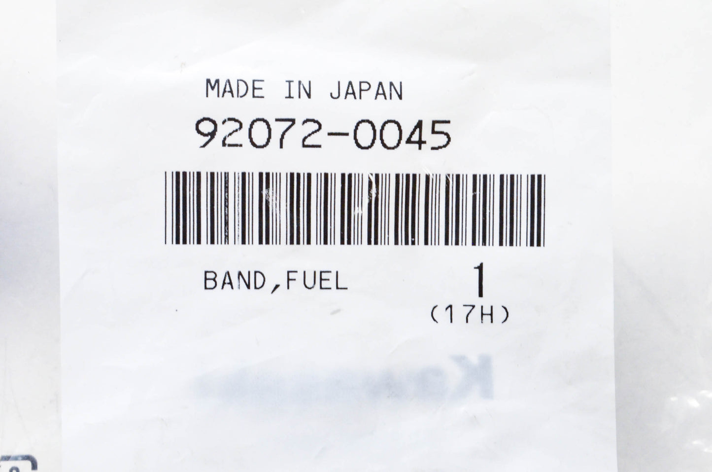 New OEM Kawasaki 92072-0045 Fuel Band NOS