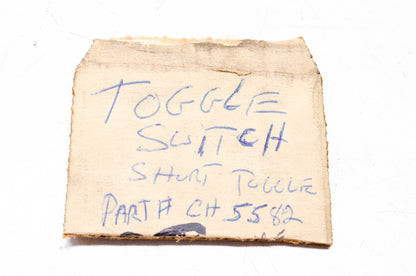 CH CH5582, 5582 Toggle Switch NOS
