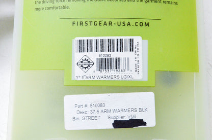 FirstGear 510083 Quick Drying Arm Warmers NOS