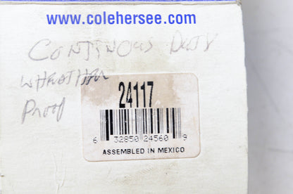 Cole Hersee 24117 Continuous Duty Solenoid SPST NOS