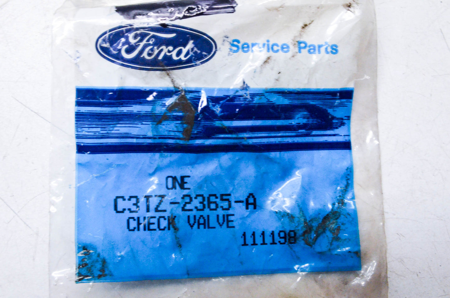 New OEM Ford C3TZ-2365-A Power Brake Booster Check Valve NOS