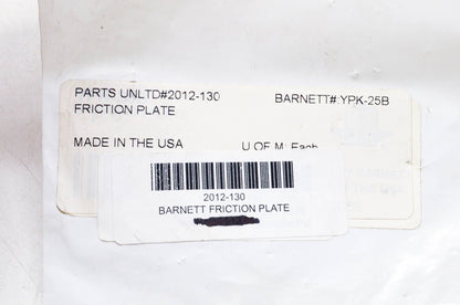 Barnett YPK-25B, 2012-130 Friction Plate NOS