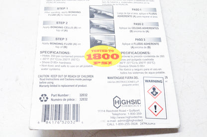 Highside Chemicals 32032 0.5oz Instant HVAC/R Patch Kit NOS