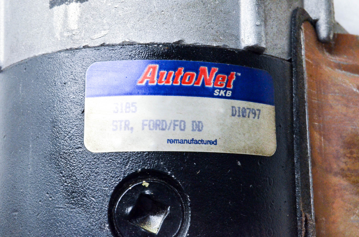 AutoNet 3185, D10797, E4TF-11131-AA Remanufactured Starter NOS