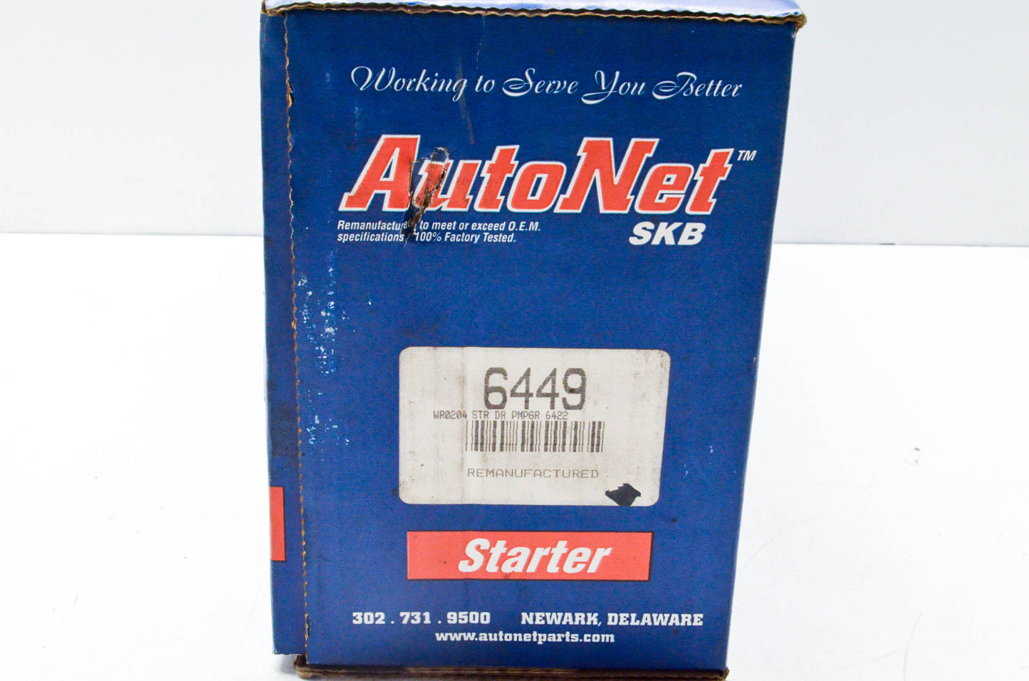 AutoNet 6449, GM12563829 Remanufactured Mini Starter NOS