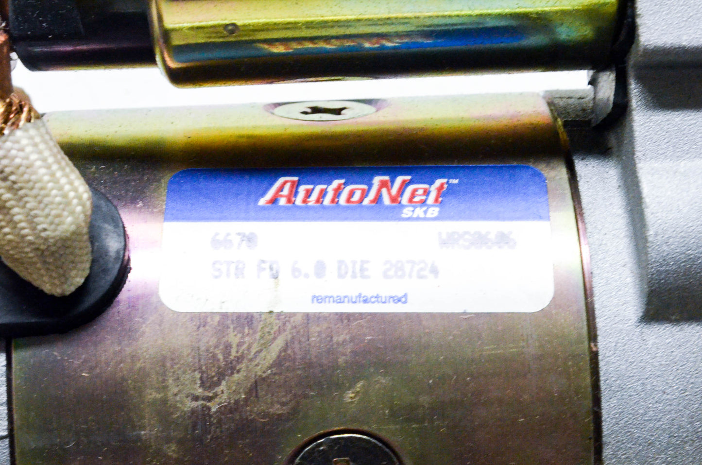 AutoNet 6670 Remanufactured Starter NOS