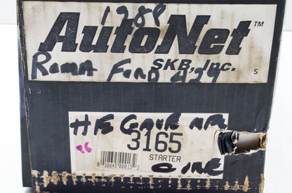 AutoNet 3165, E1TF-11131-BA Remanufactured Starter NOS