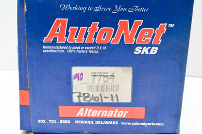 AutoNet 7861-11, 7754 Remanufactured Alternator NOS