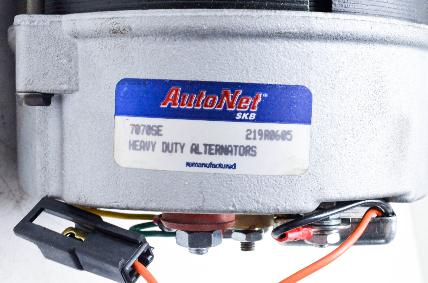 AutoNet 7070SE, 65A D8FF CA Remanufactured Alternator NOS