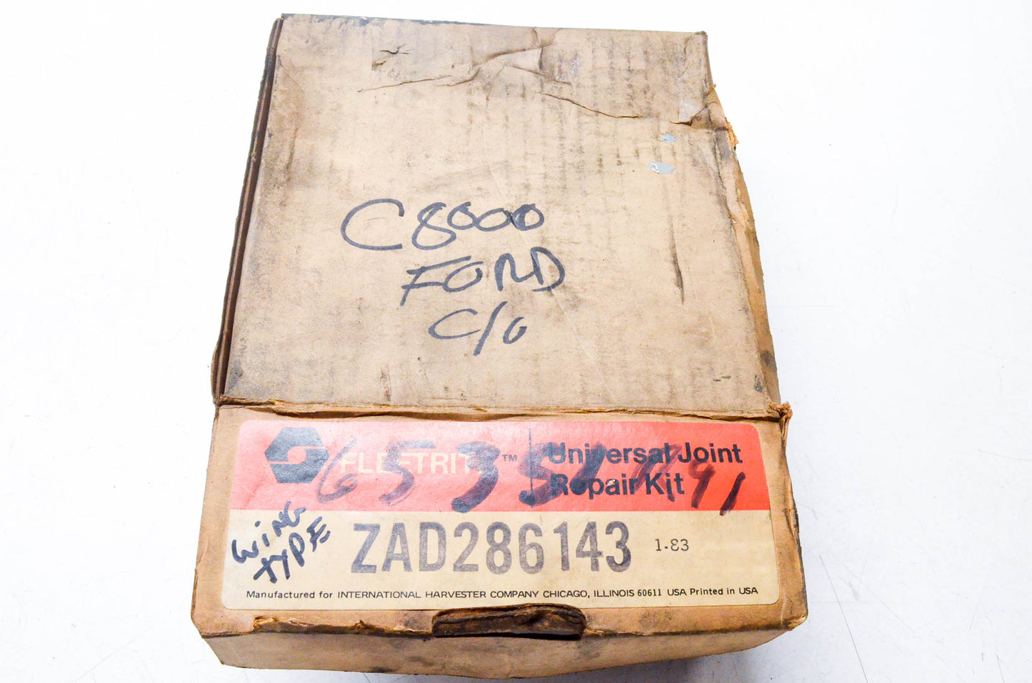 Fleetrite ZAD286143 U Joint Kit NOS