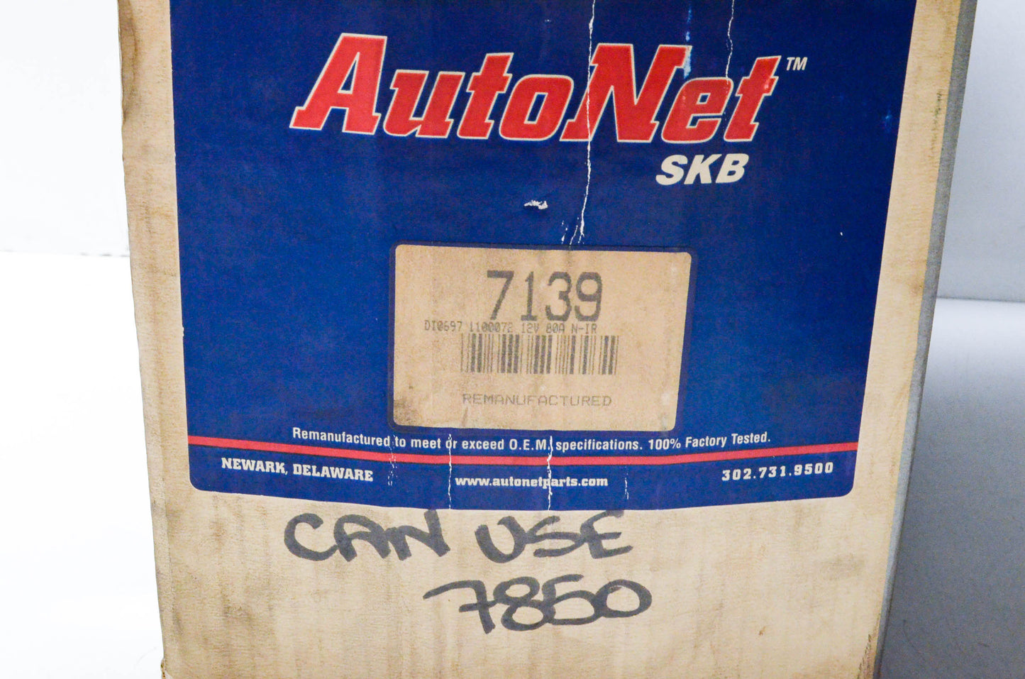 Autonet 7139, 7850 Remanufactured Alternator Assembly NOS