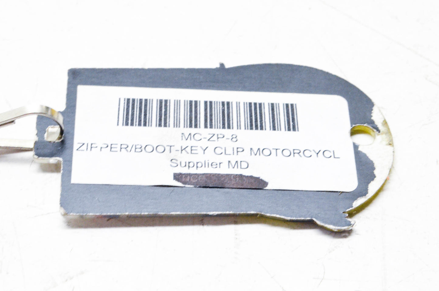 W.M. McCarthy Co. MC-ZP-8 Vintage Zipper Clip Motorcycle Key Chain NOS