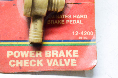 Big A Servie Line 12-4200, 80190 Power Brake Check Valve NOS