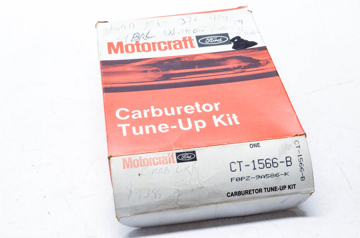 Ford Motorcraft CT-1566-B, F0PZ-9A586-K Carburetor Tune Up Kit NOS