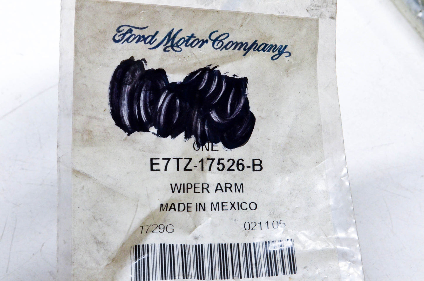 New OEM Ford E7TZ-17526-B Windshield Wiper Arm NOS