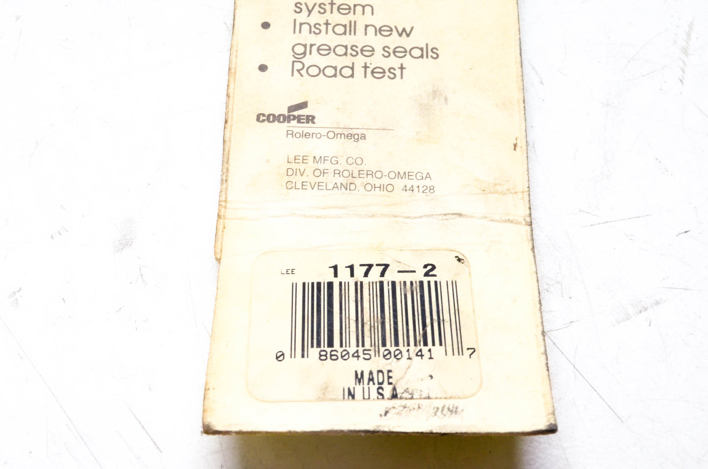 Lee 1177-2 Brake Washer Kit NOS