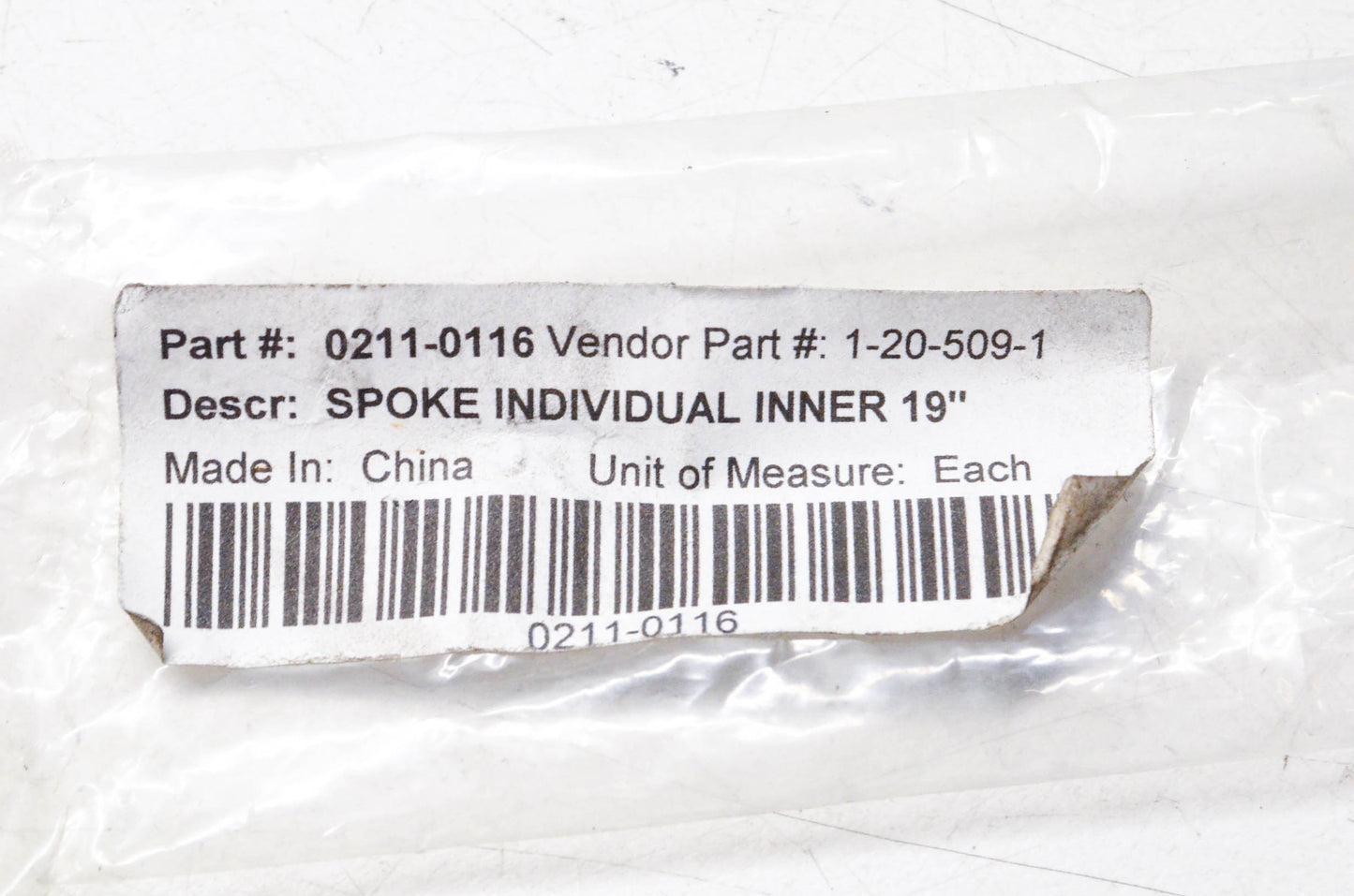 Moose Racing 0211-0116 Spoke Individual Inner 19" NOS