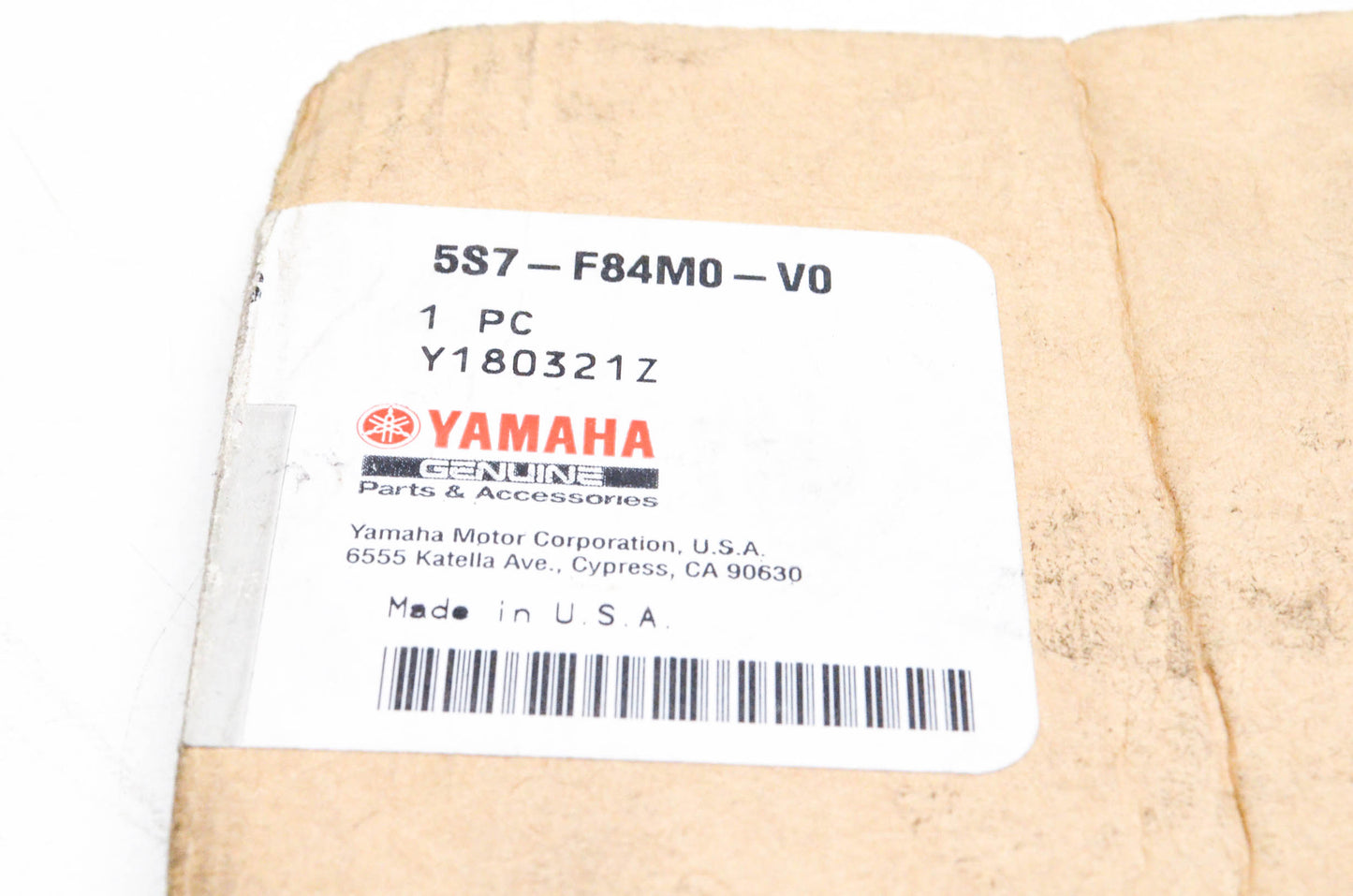 New OEM Yamaha 5S7-F84M0-V0-00 Saddlebag Support Bar NOS